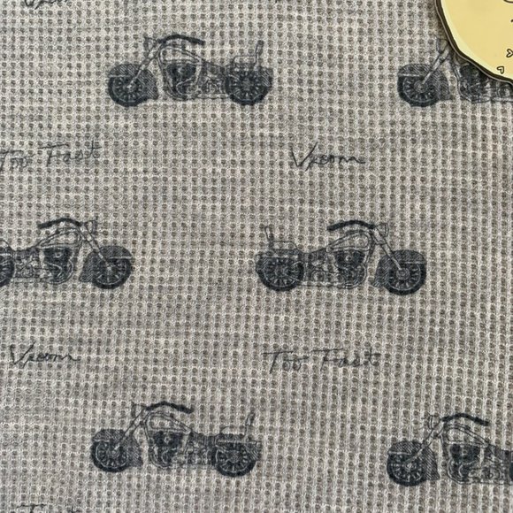 NWT Lil' Lemons By For Love And Lemons Motorcycle Waffle Knit Long Sleeve Tee - Picture 5 of 5